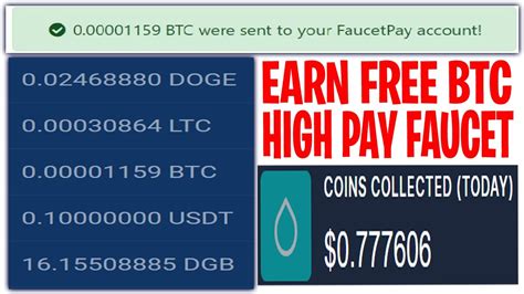bitcoin faucets instant payment.